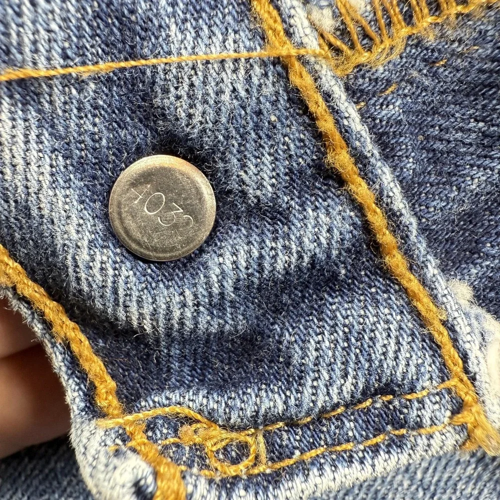 Vintage Levis 501 XX 90's Jeans Mens 35x34 Straight Leg Button Fly Red Tab Y2K